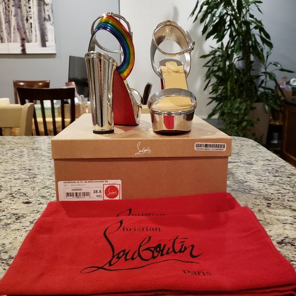 Christian Louboutin Shoes - NEW Christian Louboutin Arkendisc Alta 130 Specchi